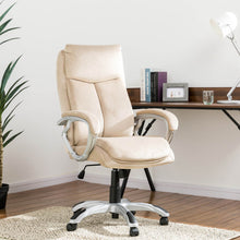 Load image into Gallery viewer, Velvet Gaslift Adjustable High-Back Swivel Office Chair
