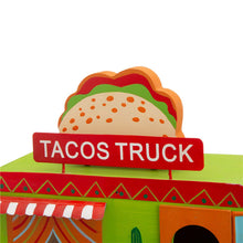 Load image into Gallery viewer, 9.45&quot;L Wooden Mexico Taco Truck Birdhouse
