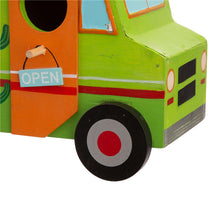 Load image into Gallery viewer, 9.45&quot;L Wooden Mexico Taco Truck Birdhouse
