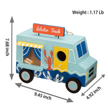 Load image into Gallery viewer, 9.45&quot;L Wooden Lobster Truck Birdhouse
