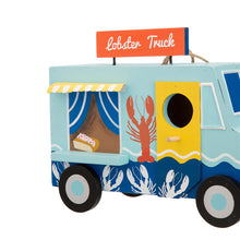 Load image into Gallery viewer, 9.45&quot;L Wooden Lobster Truck Birdhouse
