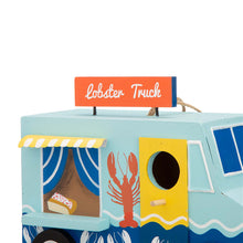 Load image into Gallery viewer, 9.45&quot;L Wooden Lobster Truck Birdhouse
