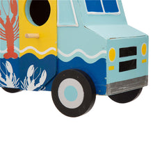 Load image into Gallery viewer, 9.45&quot;L Wooden Lobster Truck Birdhouse
