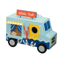 Load image into Gallery viewer, 9.45&quot;L Wooden Lobster Truck Birdhouse
