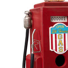 Load image into Gallery viewer, 13.75&quot;H Wood Red Gas Pump Birdhouse
