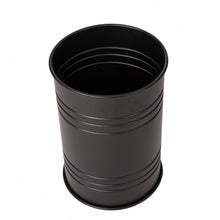 Load image into Gallery viewer, Black Metal Storage Accent Table or Stool with Solid Wood Lid - Set of 2
