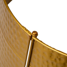 Load image into Gallery viewer, 26&quot;D Golden Hammer-harden Metal Tree Collar
