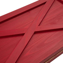 Load image into Gallery viewer, 26&quot;L Red Wooden Christmas Tree Collar
