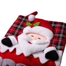 Load image into Gallery viewer, 36&quot;L Felt 3D Santa Oversized Count Down Stocking

