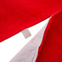 Load image into Gallery viewer, 48“D Red &amp; White Felt Christmas Tree Skirt
