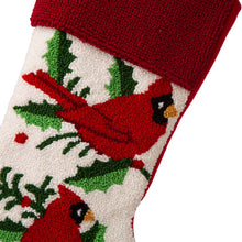 Load image into Gallery viewer, 21.00&quot;L Cardinal Hooked Stocking
