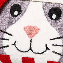 Load image into Gallery viewer, 14&quot;L Hooked 3D Meow &amp; Woof Throw Pillows, Set of 2
