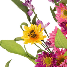 Load image into Gallery viewer, 24&quot;D Artificial Chrysanthemum Wreath with 24&quot;L Bamboo Basket
