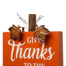 Load image into Gallery viewer, 3PK Fall Wooden Pumpkin Table Decor Set
