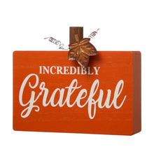 Load image into Gallery viewer, 3PK Fall Wooden Pumpkin Table Decor Set

