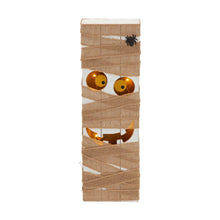 Load image into Gallery viewer, 30&quot;H Lighted Wooden Mummy Porch Decor
