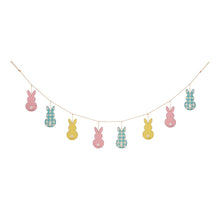 Load image into Gallery viewer, 72&quot;L Easter Metal Bunny Garland
