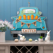 Load image into Gallery viewer, 26&quot;H Easter Metal Truck Yard Stake or Wall Décor or Standing Decor
