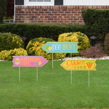 Load image into Gallery viewer, 38&quot;H Easter Metal Yard Stake or Wall Décor, Set of 3
