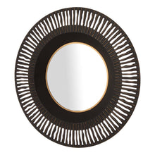 Load image into Gallery viewer, 35&quot;D Vintage Industrial Metal Round Wall Mirror Decor
