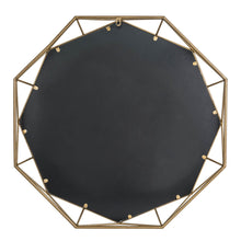 Load image into Gallery viewer, 28.15&quot;D Deluxe Golden Metal Octagonal Wall Mirror

