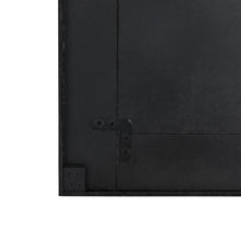 Load image into Gallery viewer, 40.16&quot;H Wash White Wooden Cathedral Windowpane Wall Mirror Decor
