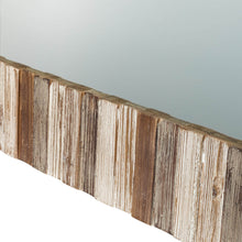 Load image into Gallery viewer, 39.70&quot;H Farmhouse Rectangle Wooden Frame Wall Mirror
