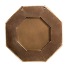 Load image into Gallery viewer, Vintage Octagonal Wooden Wall Mirror
