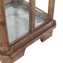 Load image into Gallery viewer, Farmhouse Natural Wooden Church Window Lanterns, Set of 2
