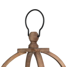 Load image into Gallery viewer, Farmhouse Natural Wooden Church Window Lanterns, Set of 2
