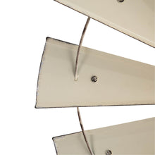 Load image into Gallery viewer, 28.50&quot;D Vintage Beige Metal Wind Spinner Wall Décor
