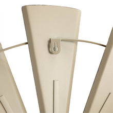 Load image into Gallery viewer, 28.50&quot;D Vintage Beige Metal Wind Spinner Wall Décor
