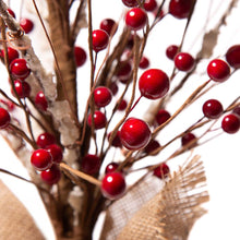 Load image into Gallery viewer, 16&quot;H Christmas Red Berry Table Tree Décor
