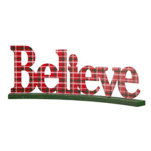 Load image into Gallery viewer, 23.82"L Wooden Believe Table Decor

