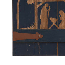 Load image into Gallery viewer, 24&quot;H Wooden Nativity Wall Décor
