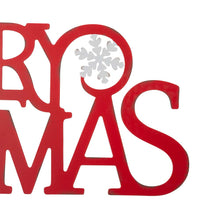 Load image into Gallery viewer, 30&quot;L Metal &quot;MERRY CHRISTMAS&quot; Wall Decor
