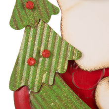 Load image into Gallery viewer, Set of 2 Metal Snowman &amp; Santa Yard Stake or Standing Décor or Wall Décor
