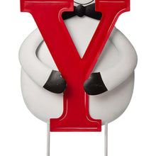 Load image into Gallery viewer, Metal Vertical or Horizontal &quot;JOY&quot; Snowman Family Yard Stake, Set Of 3
