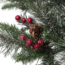 Load image into Gallery viewer, 9ft Pre-Lit Green Pine Artificial Christmas Tree with 1000 Warm White Lights
