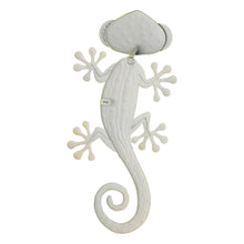 Load image into Gallery viewer, 24.25&quot;L Whimsical Metal Watermelon Gecko Wall Décor
