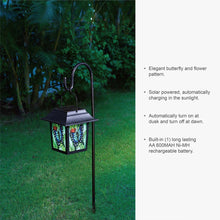 Load image into Gallery viewer, 30&quot;H Solar Powered LED Pathway Light with a Garden Stake
