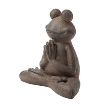 Load image into Gallery viewer, 18.5&quot;H MGO Yoga Frog Statue
