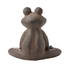 Load image into Gallery viewer, 18.5&quot;H MGO Yoga Frog Statue
