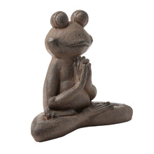 Load image into Gallery viewer, 18.5&quot;H MGO Yoga Frog Statue
