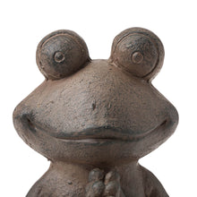 Load image into Gallery viewer, 18.5&quot;H MGO Yoga Frog Statue
