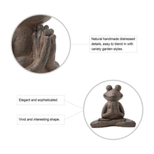Load image into Gallery viewer, 18.5&quot;H MGO Yoga Frog Statue
