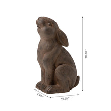 Load image into Gallery viewer, 16.5&quot;H MGO Sitting Rabbit Statue
