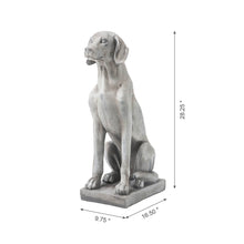 Load image into Gallery viewer, 28.25&quot;H MGO Sitting Labrador Retriever Dog Statue
