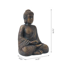 Load image into Gallery viewer, 19&quot;H MGO Meditating Buddha Statue
