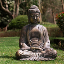 Load image into Gallery viewer, 22.75&quot;H MGO Meditating Buddha Statue
